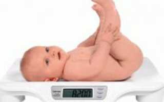 Как набирают вес новорожденные дети по месяцам